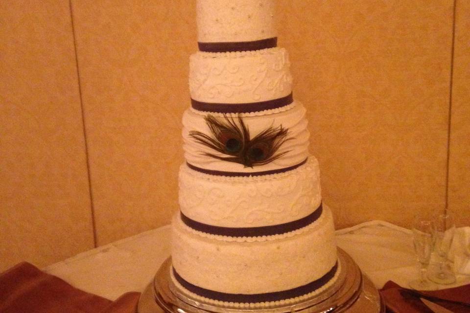 Wedding cake byCakes by Susie