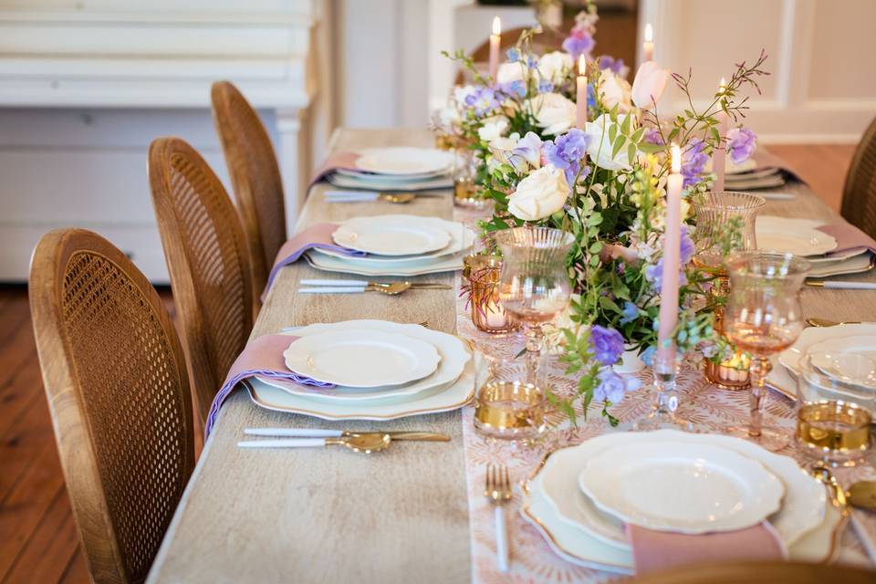 Table Setting in Farmhouse