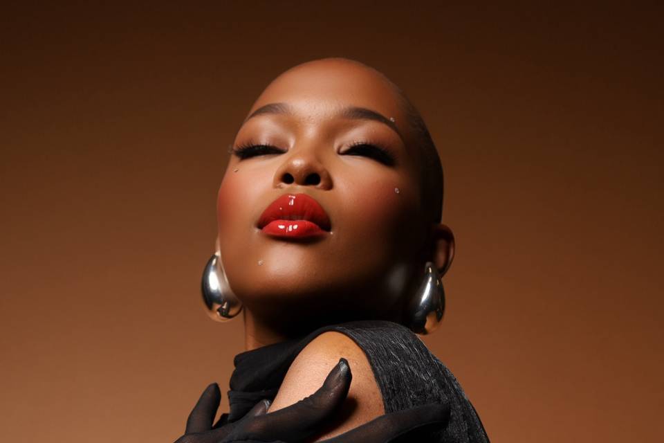 Full glam makeup