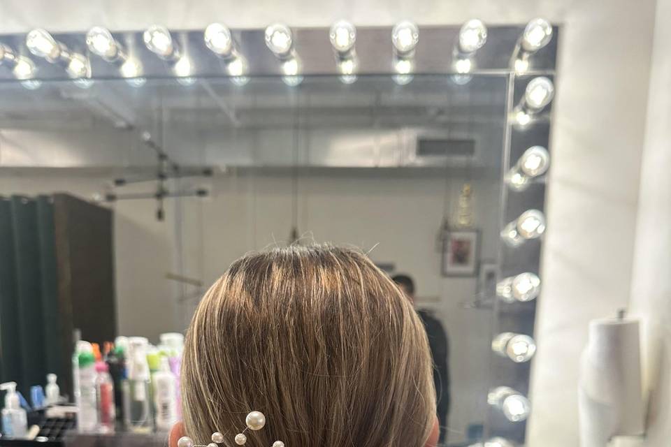 Low Updo for wedding