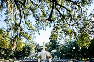 Outdoor wedding venue