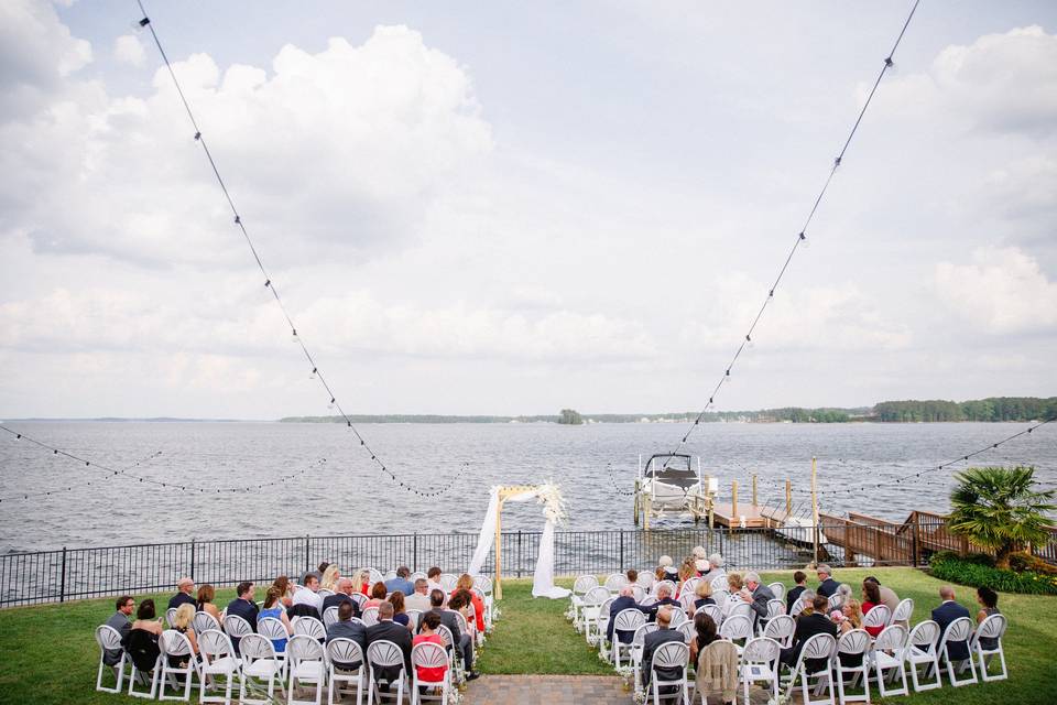 Outdoor wedding venue