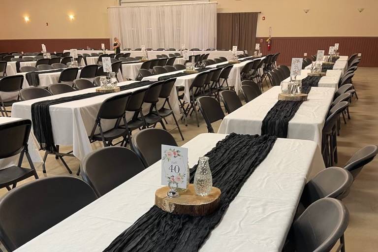 Reception set up