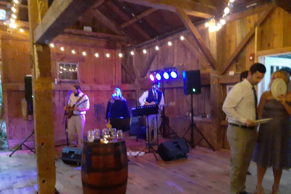 Band in the barn