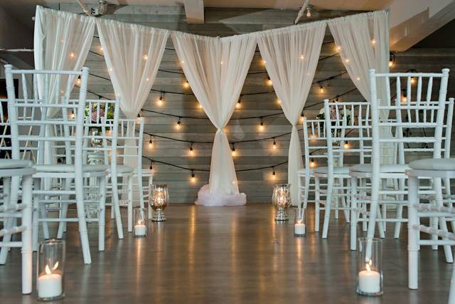 Wedding ceremony area