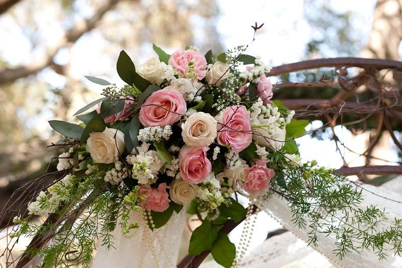 Outdoor Archway Florals