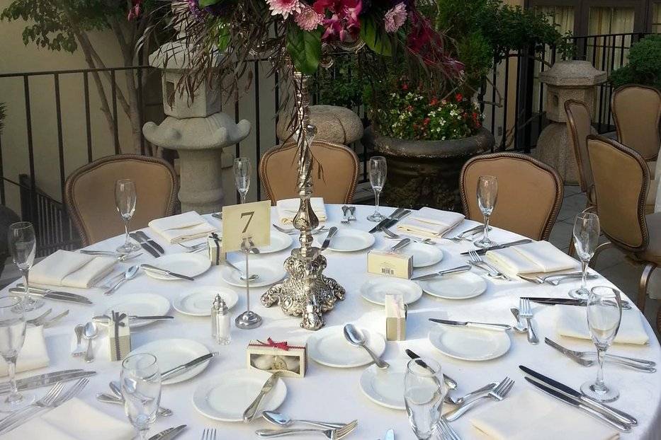 Courtyard Centerpieces