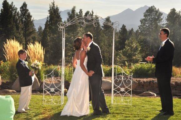 Couple kissing
