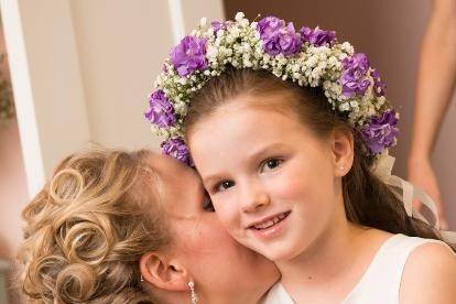 Spring Wedding Flowergirl headpiece - beautiful!