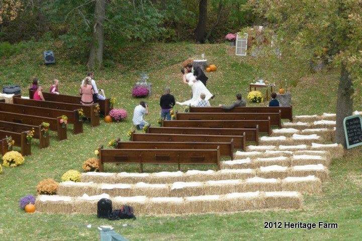 Wedding ceremony stage