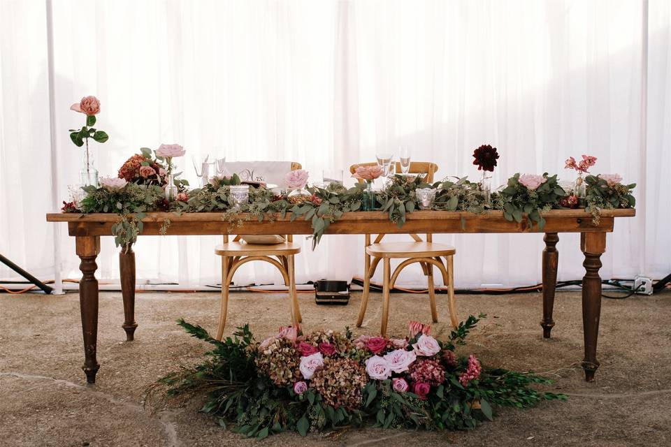 Sweetheart table