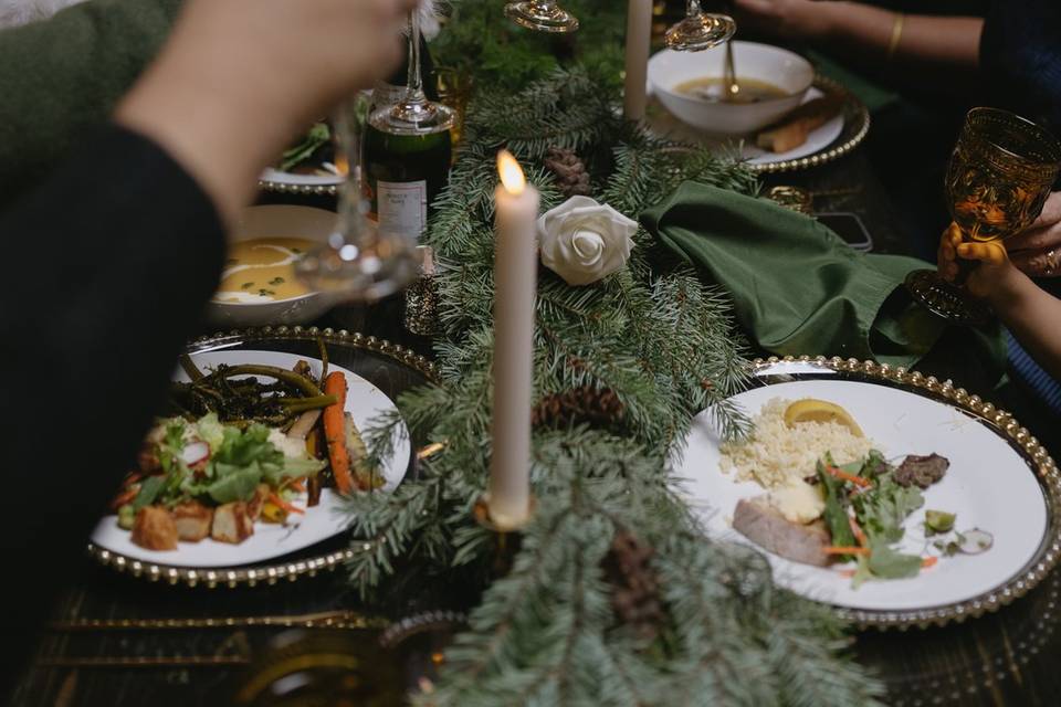 Cozy gatherings with family &