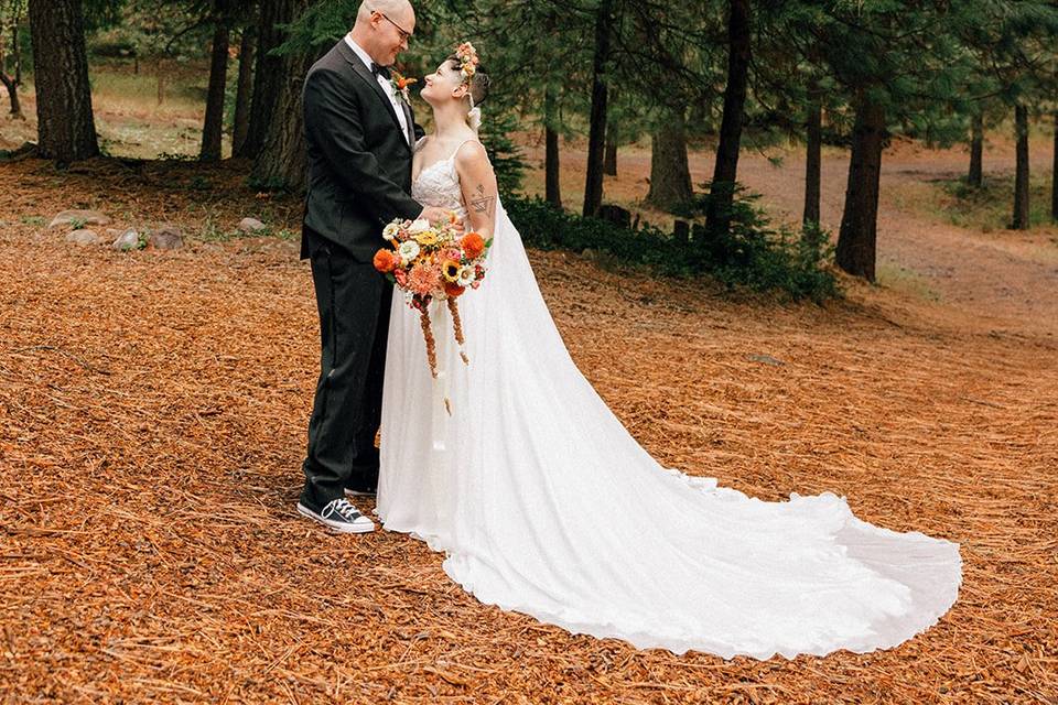 Nature-loving couple