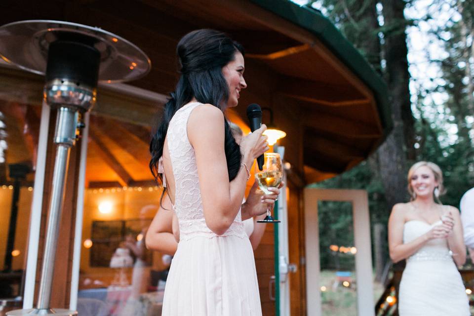 Bridesmaid speech