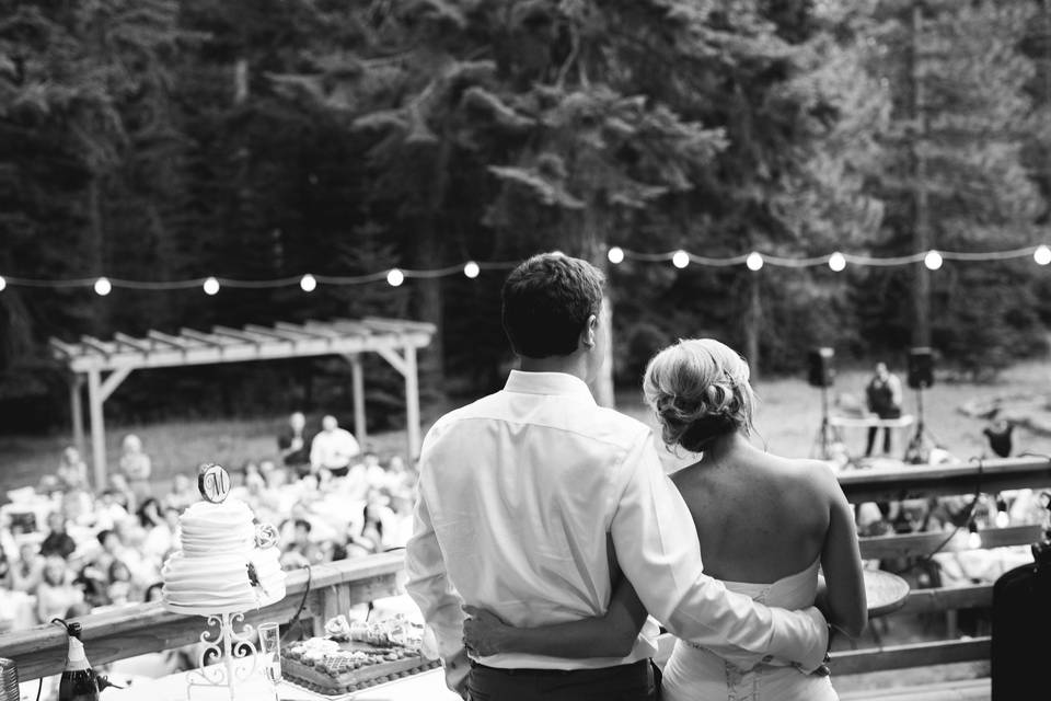 Reception Area with couple