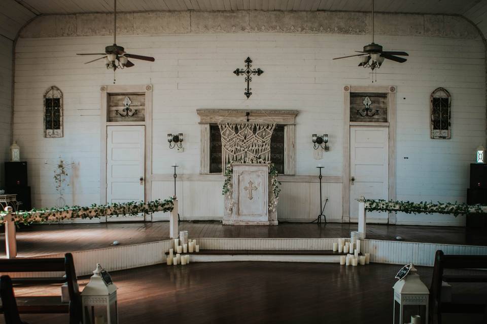 Chapel before the ceremony