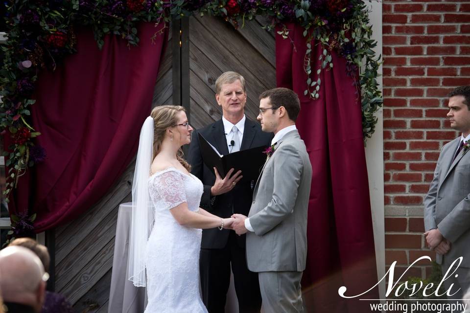 Outdoor wedding