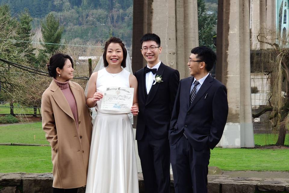 Cathedral Park - Yuqi & Tianyu