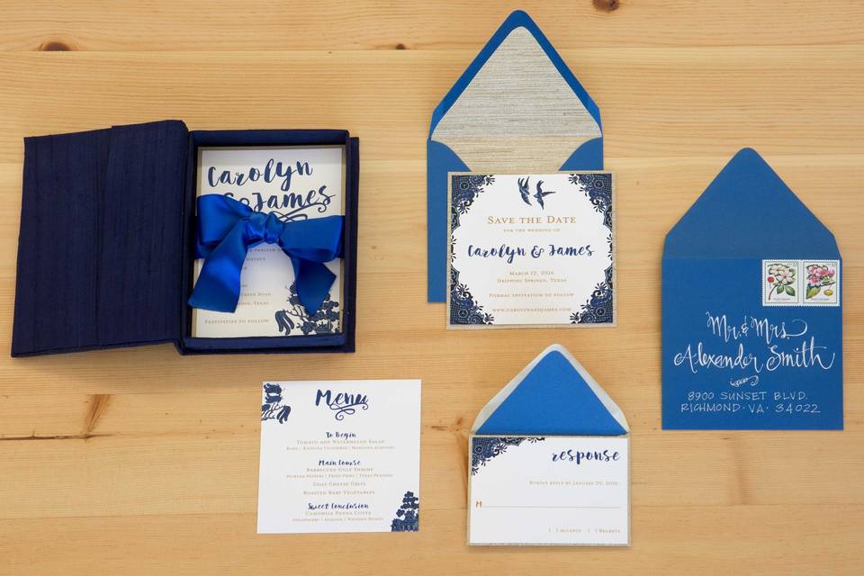 Wedding invitation samples
