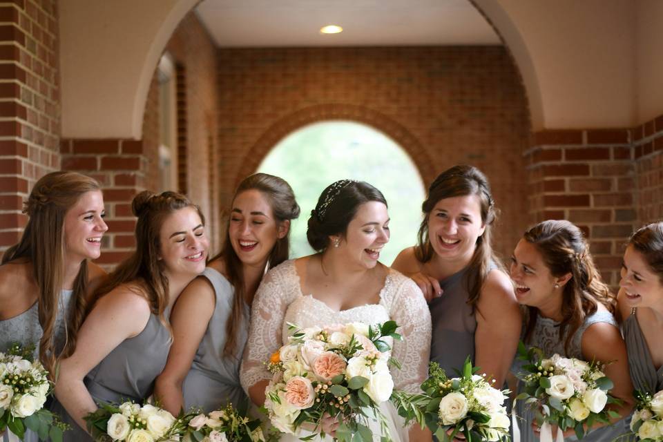 Church wedding in Williamsburg