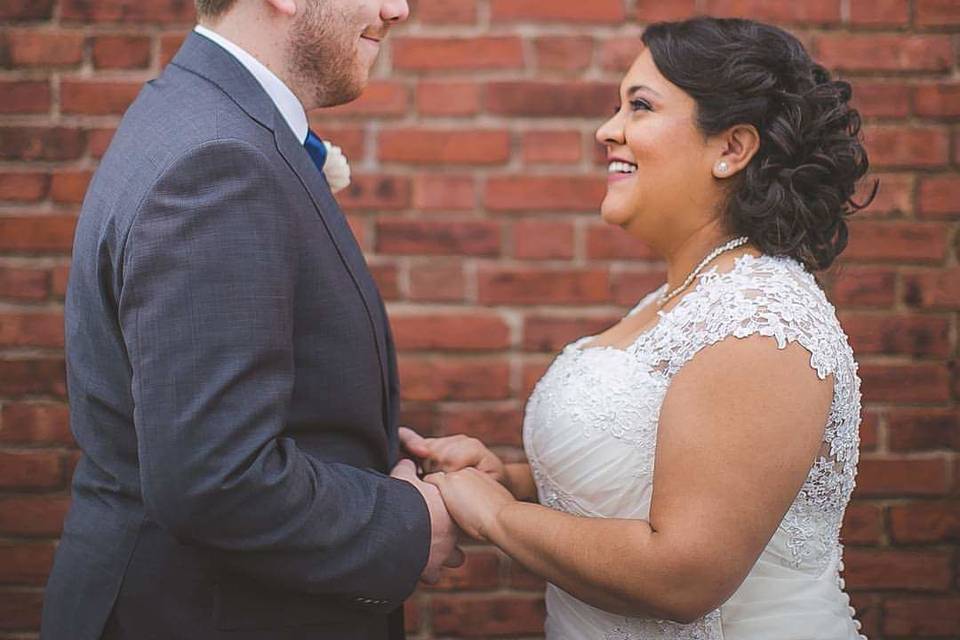 Groom and bride