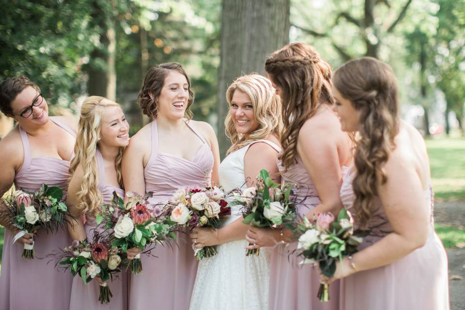 Bride and her tribe