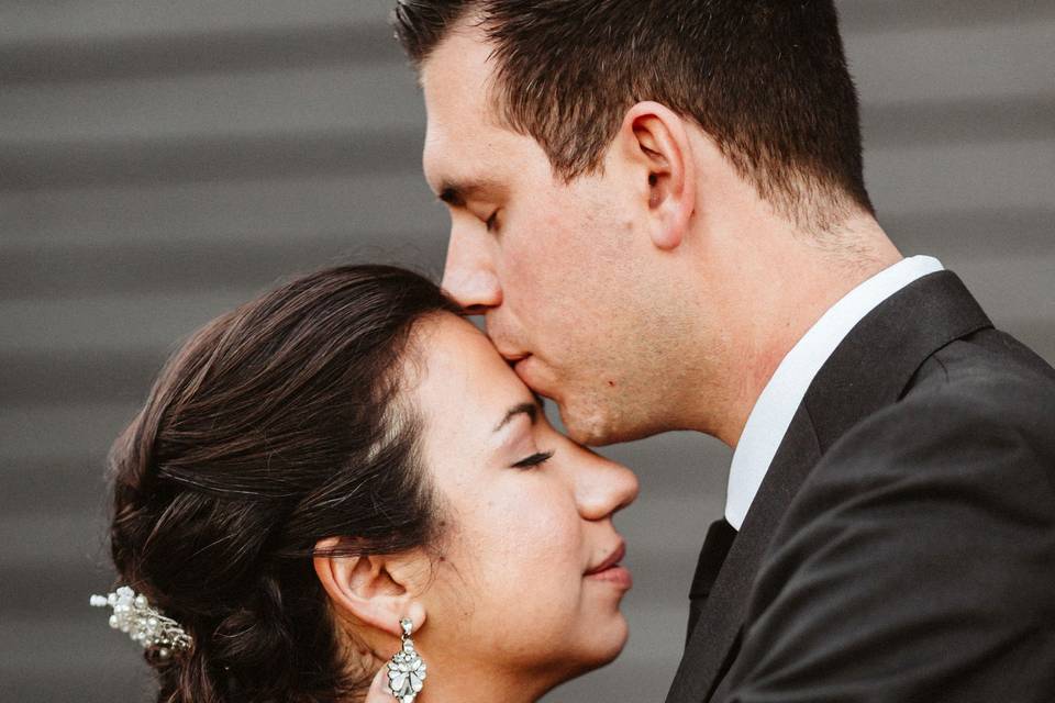 Bridal updo