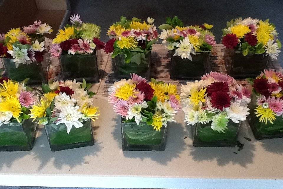 budget centrepieces ready for delivery ...