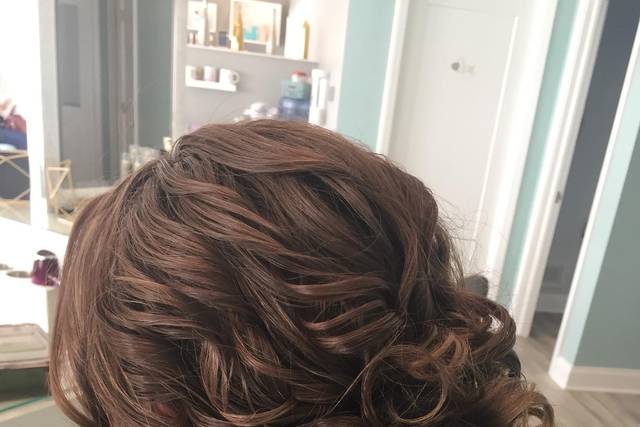 Bridal hair by Lisa Wayman!