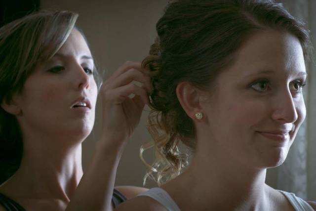 Bridal hair by Lisa Wayman!