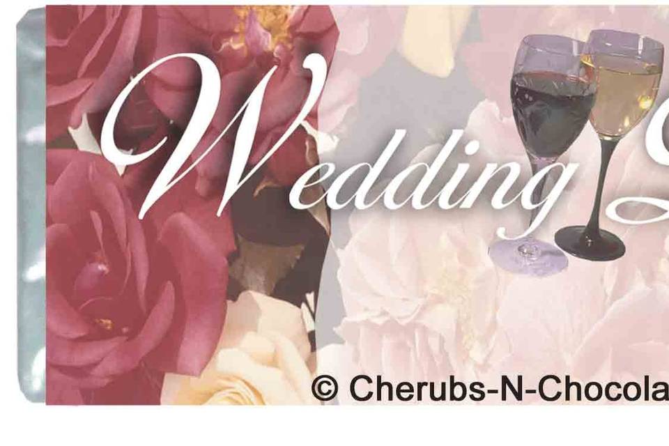 Floral Wedding Personalized Wedding Wrapper Front Image