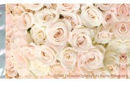 Bed of Roses Personalized Wedding WrapperBack Image