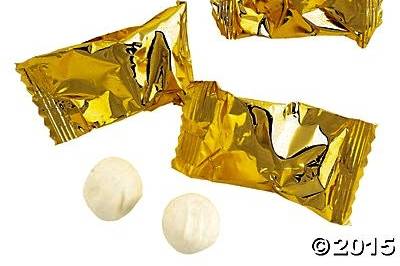 Gold Mints for Personalized Wedding Mint Books