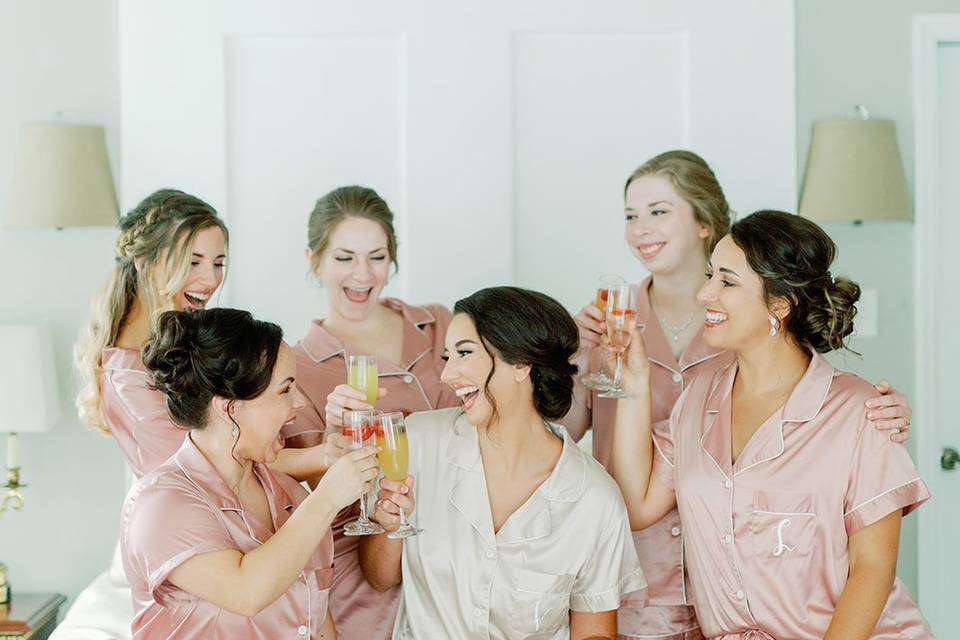Bridal Party Mimosas