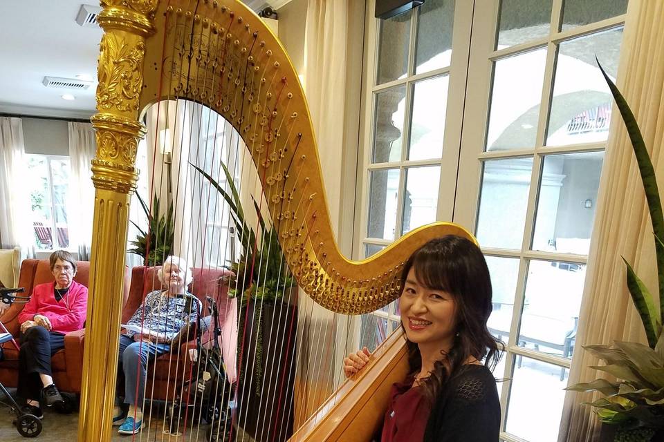 Concert at a senior home