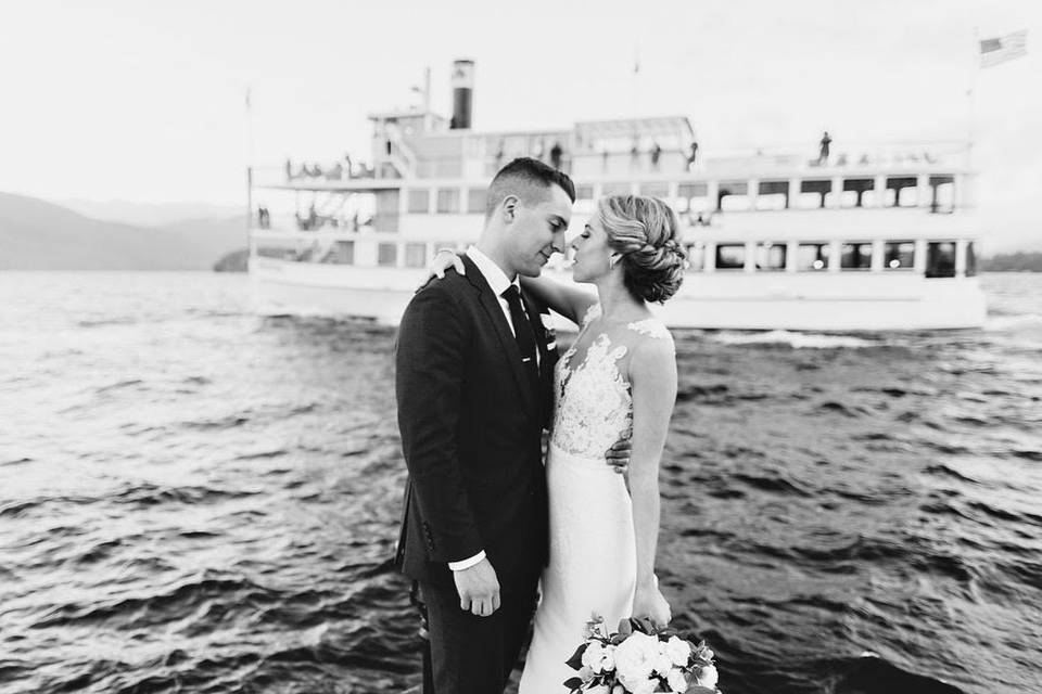 Waterfront wedding