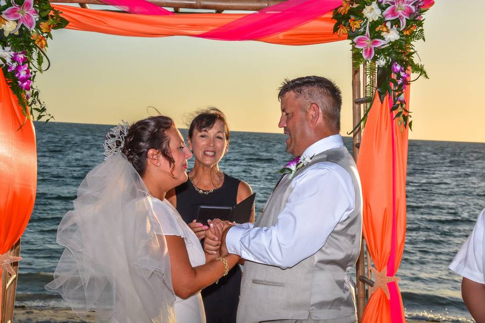 Beach ceremony