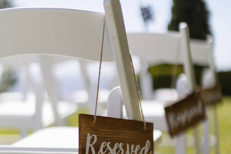 Wedding chairs
