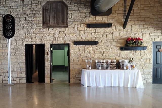 Rustic stone walls