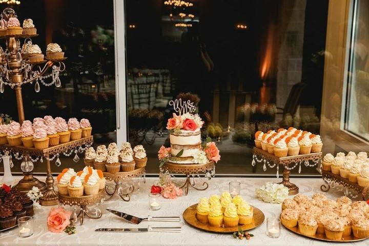 Assortment of cupcakes