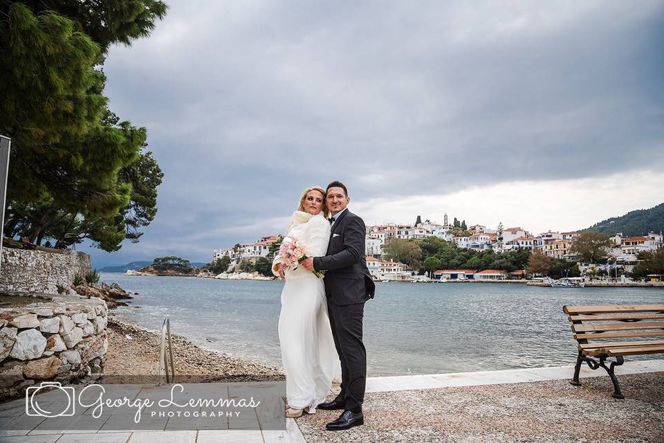 Wedding in Skiathos Bourtzi