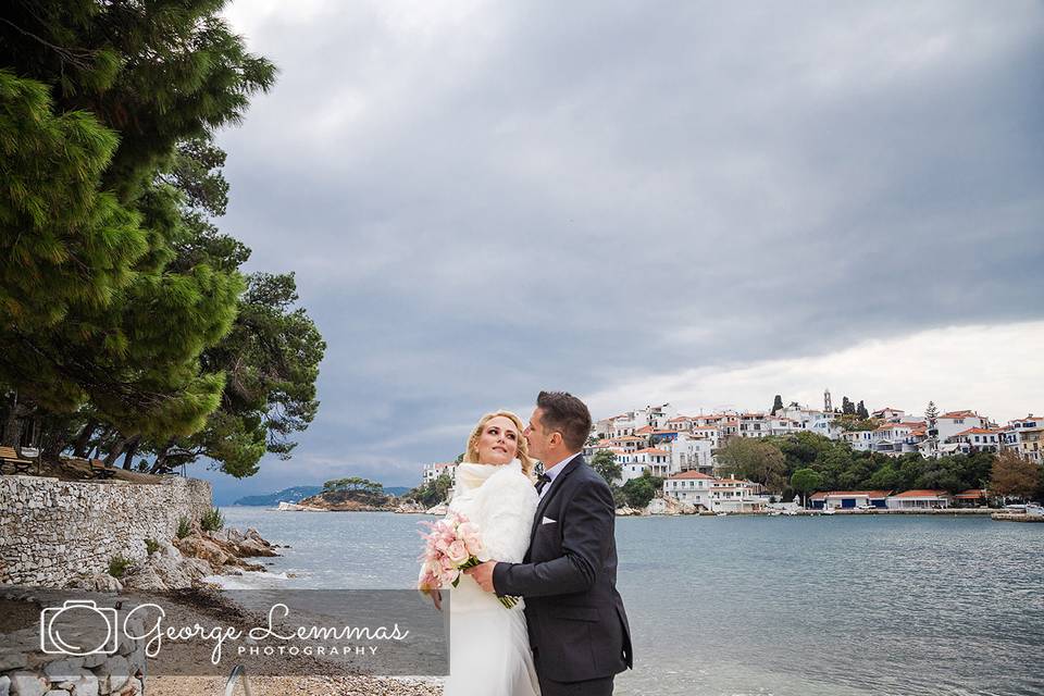 Wedding in Skiathos Bourtzi