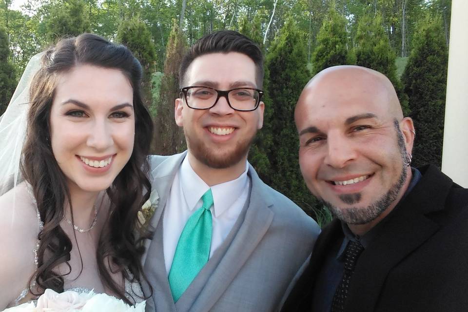 Photo with the newlyweds