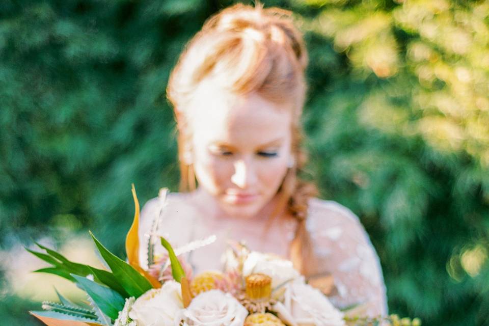 Yellow tone bouquet