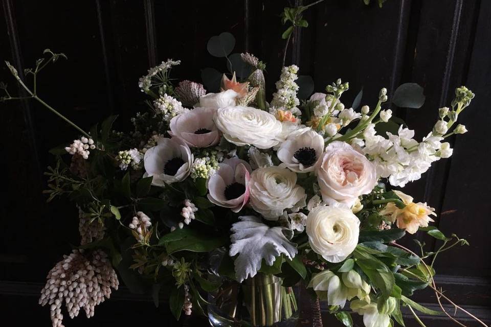 Bridal bouquet, April 2018, Villanova, PA