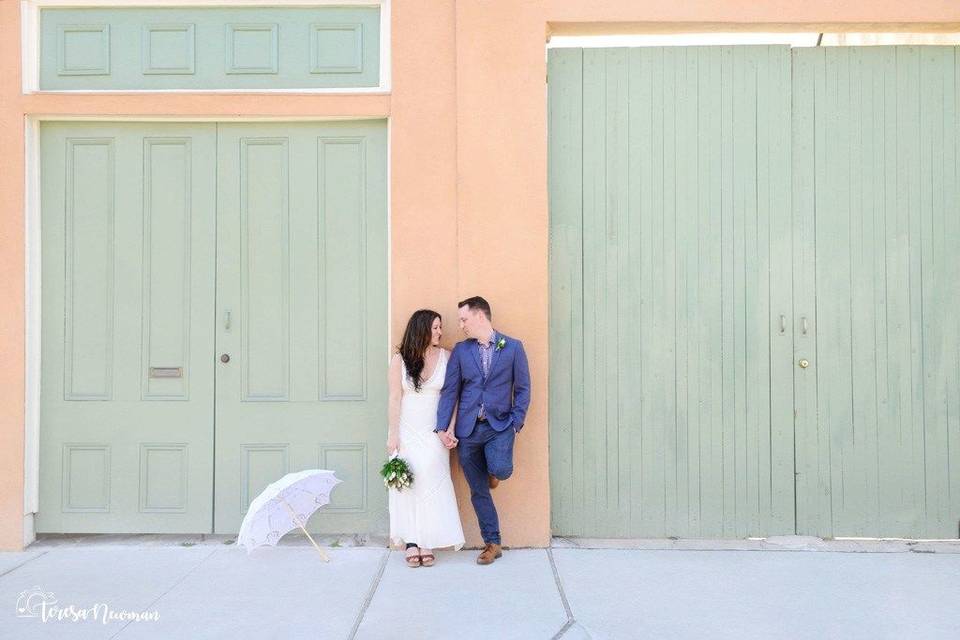 Creative couple portrait