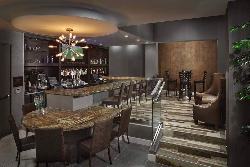 The Perch Lounge offers a great place to catch up with family and friends.  Let our culinary team cook a delicious meal and our bartenders serve a local brew!