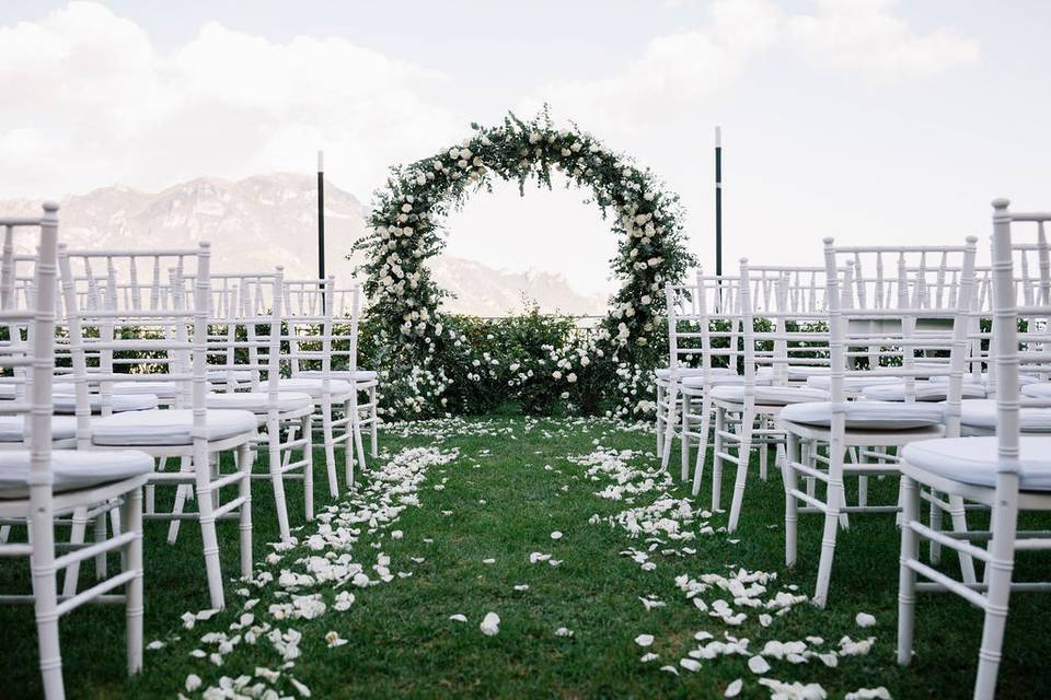 Symbolic wedding in Ravello