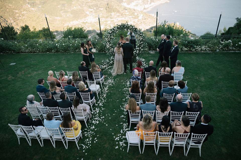 Ravello wedding ceremony