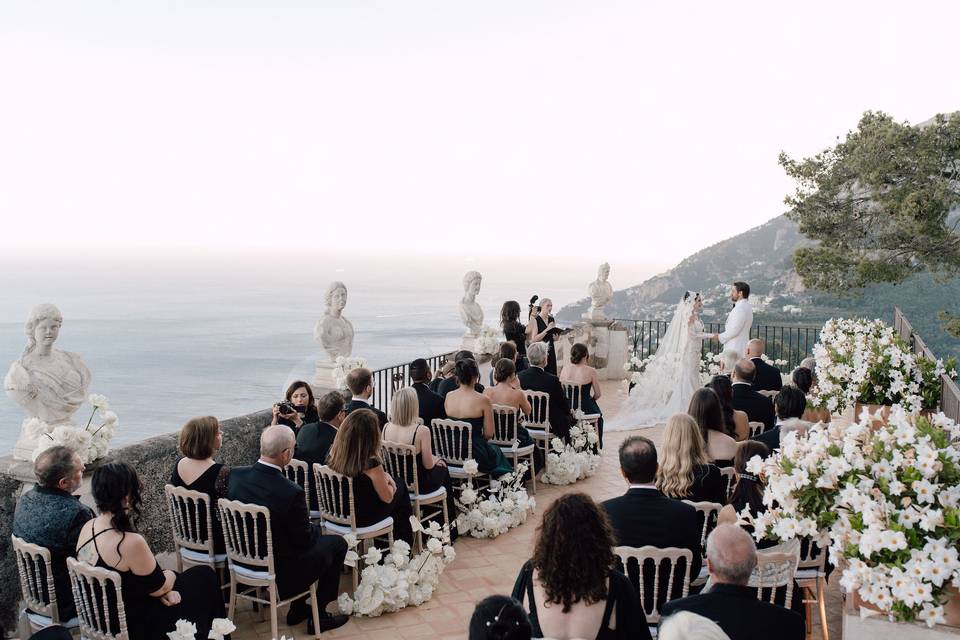 Lake wedding cermeony